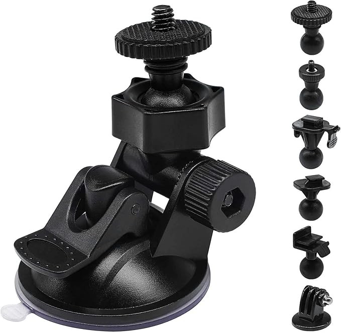 Sportway S30 Dash Cam Suction Mount (2nd Gen) with 10pcs Joints for REXING,Z-Edge,Old Shark,YI,KD... | Amazon (US)