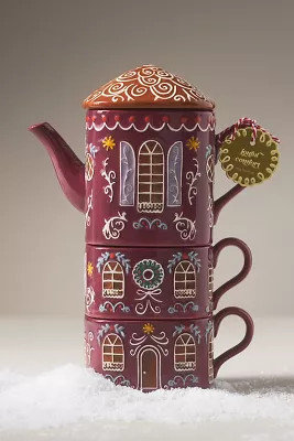 Ginger Ceramic Stoneware Tea for 2 | Anthropologie (US)