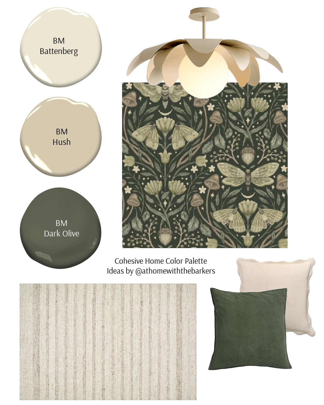 DIY home decorating vision board for home interiors 

 #LTKHome #LTKSaleAlert