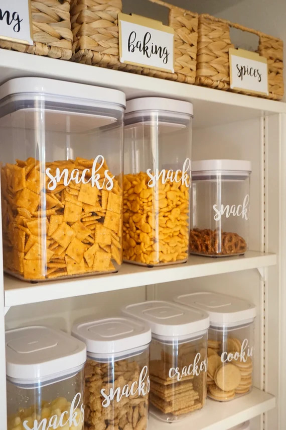 Parisa's Pantry Storage Container Labels - Set of 30 | Etsy (US)