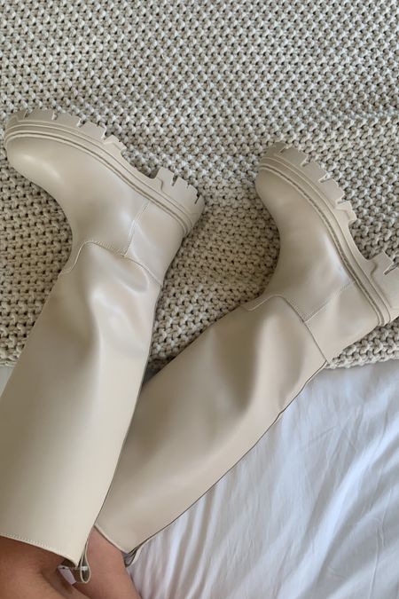 Updated rain boots 
Chunky boots 
White boots 
Rain boots 
Fall shoes 
Fall boots 


#LTKSeasonal #LTKunder100 #LTKshoecrush
