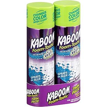Kaboom Foam-Tastic Fresh Scent Bathroom Cleaner Twin Pack 2-19 oz. Aerosol Cans | Amazon (US)