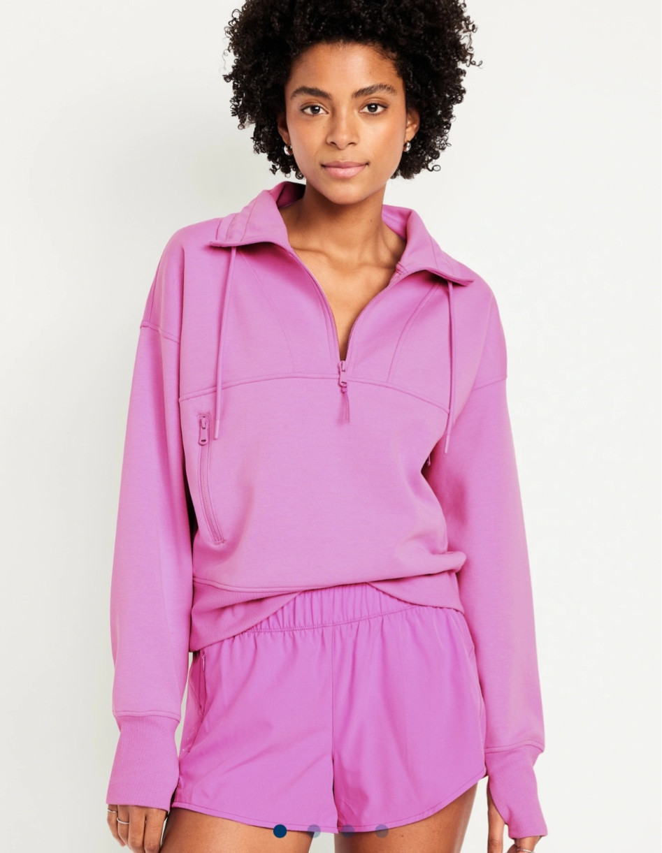 This half zip is sooooooo cute! Old Navy spring find 🌸

#LTKSeasonal #LTKfindsunder50 #LTKfitness