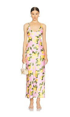 L'AGENCE Akiya Tank Dress in Cotton Candy from Revolve.com | Revolve Clothing (Global)