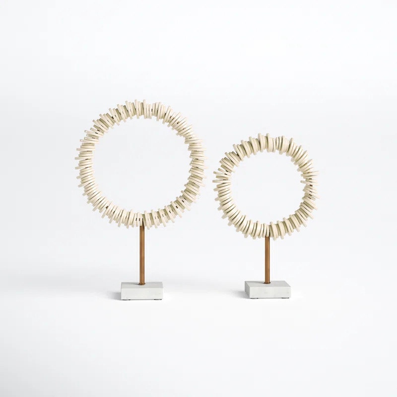 Canyon 2 Piece Denham Ring Sculpture Set | Wayfair North America