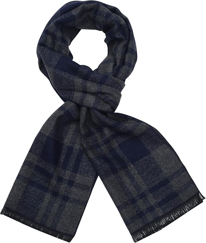 soul young Men's Autumn Cotton Checked Scarf Winter Boys Warm Long Scarf with Luxurious Gift Box ... | Amazon (DE)