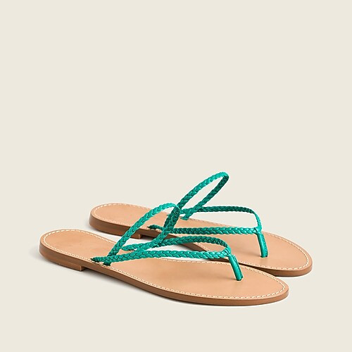 Capri braided-strap flip-flops | J. Crew US