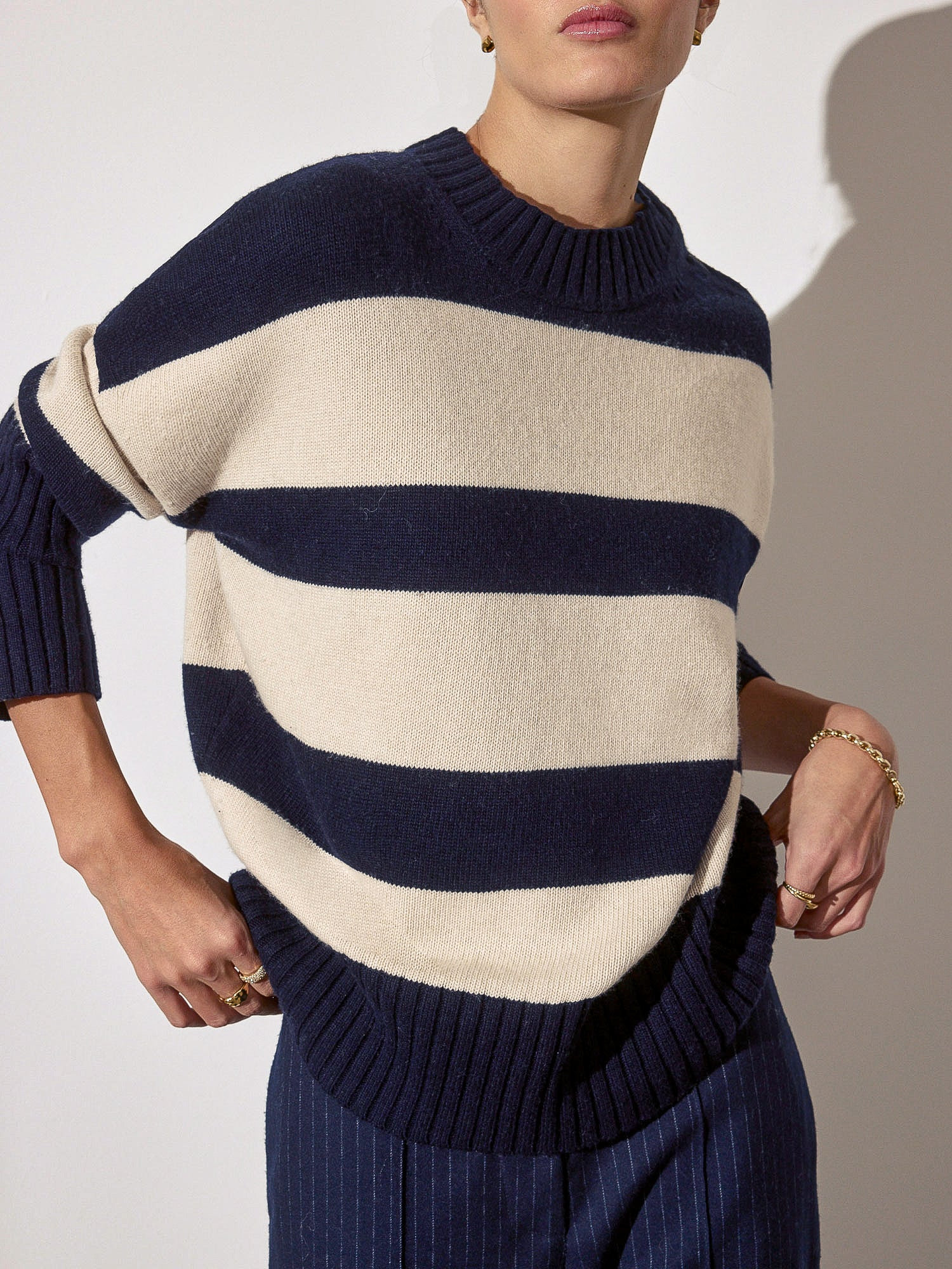 The Cy Stripe Sweater | Brochu Walker