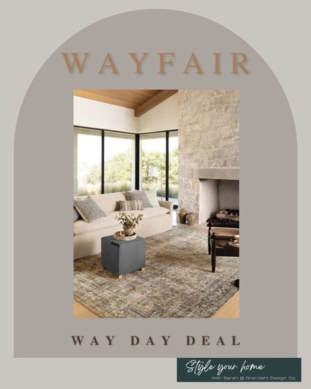 Wayfair sale. Way day deal. Area rug. Home refresh. Living room. Bedroom.  Home decor 

#LTKsalealert #LTKhome