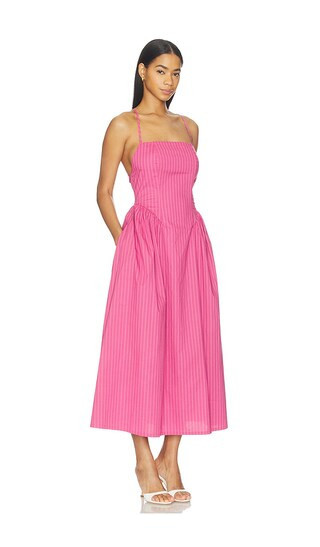 PISTOLA Sadee Open Back Dress in Pink. - size S | Revolve Clothing (Global)
