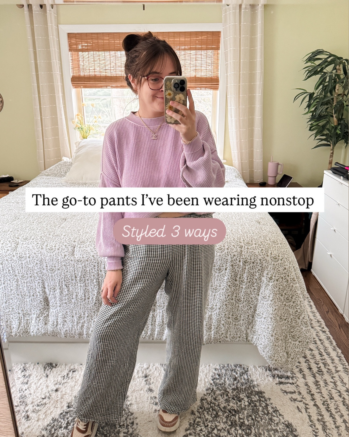 25% off!! These gingham casual pants from target make the perfect spring outfit! I’m wearing a size medium (165 lbs)

Spring outfit, spring outfit idea, casual pants, wide leg pants, target style, target fashion, spring style, gingham pants, spring pants

#LTKMidsize #LTKFindsUnder50 #LTKSeasonal

#LTKSaleAlert #LTKFindsUnder100 #LTKFestival