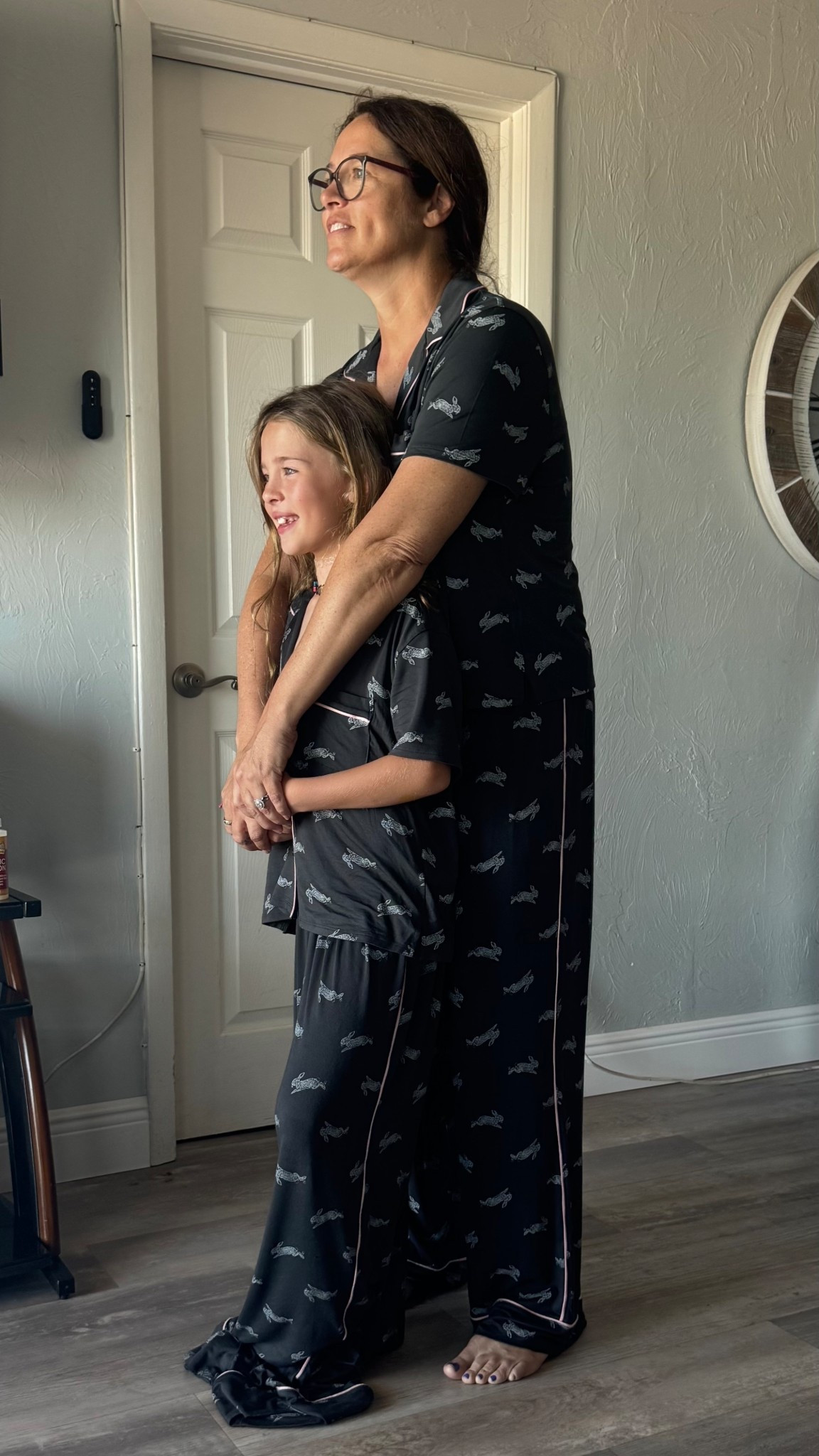 If you know how soft the Aerie “Real Soft” material is then you know why I got these pajamas 🐰
My daughter is 8 and she wanted matching ones but I’m picky. I don’t even own a lot of PJs for that reason! When I saw these Real Soft ones with the bunny pattern I bought them for both of us. Yes, hers are too long but we will hem them 😉 
I got her an XXS and they fit! I got a Large and could have used a Med in the pants (I am 5’8” 170lbs). 
I like that they are sold separately so you can mix and match sizes of the top and bottom because who is the exact proportion anyway 🙌🏻
They have several cute patterns and they have shorts as an option too.

@Aerie 

#LTKmomlife #LTKMidsize