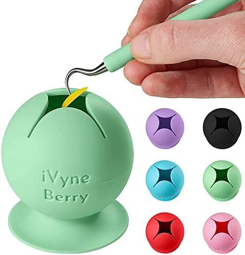 iVyne Berry - Suctioned Vinyl Weeding Scrap Collector and Holder for Weeding Tools for Vinyl - Mi... | Amazon (US)