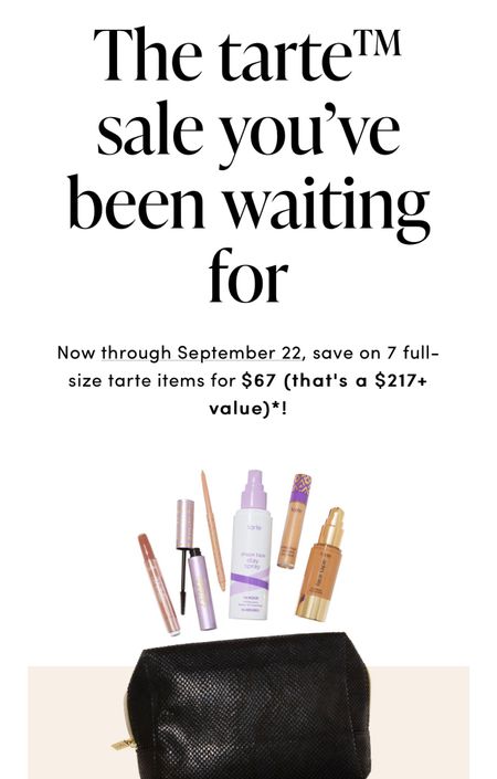 You don’t want to miss this epic deal! Tarte full size items for under $70 // beauty // makeup // tarte sale // 

#LTKGiftGuide #LTKbeauty #LTKSale