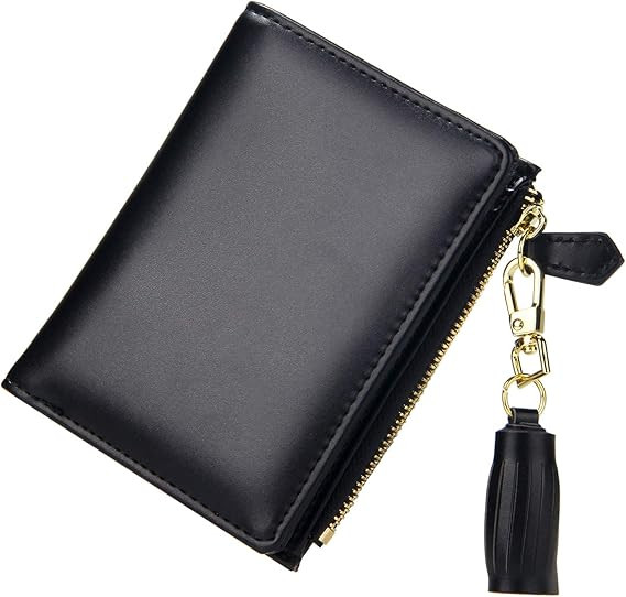 GEEAD Small Wallets for Women Bifold Slim Coin Purse Zipper ID Card Holder | Amazon (US)