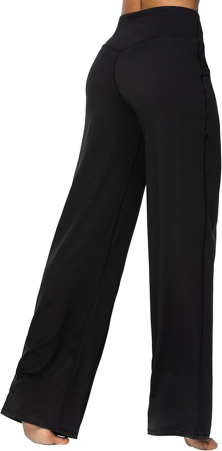 Sunzel Wide Leg Pants Women High Waist Yoga Pants with Pockets Stretch Loose Comfy Casual Lounge ... | Amazon (US)