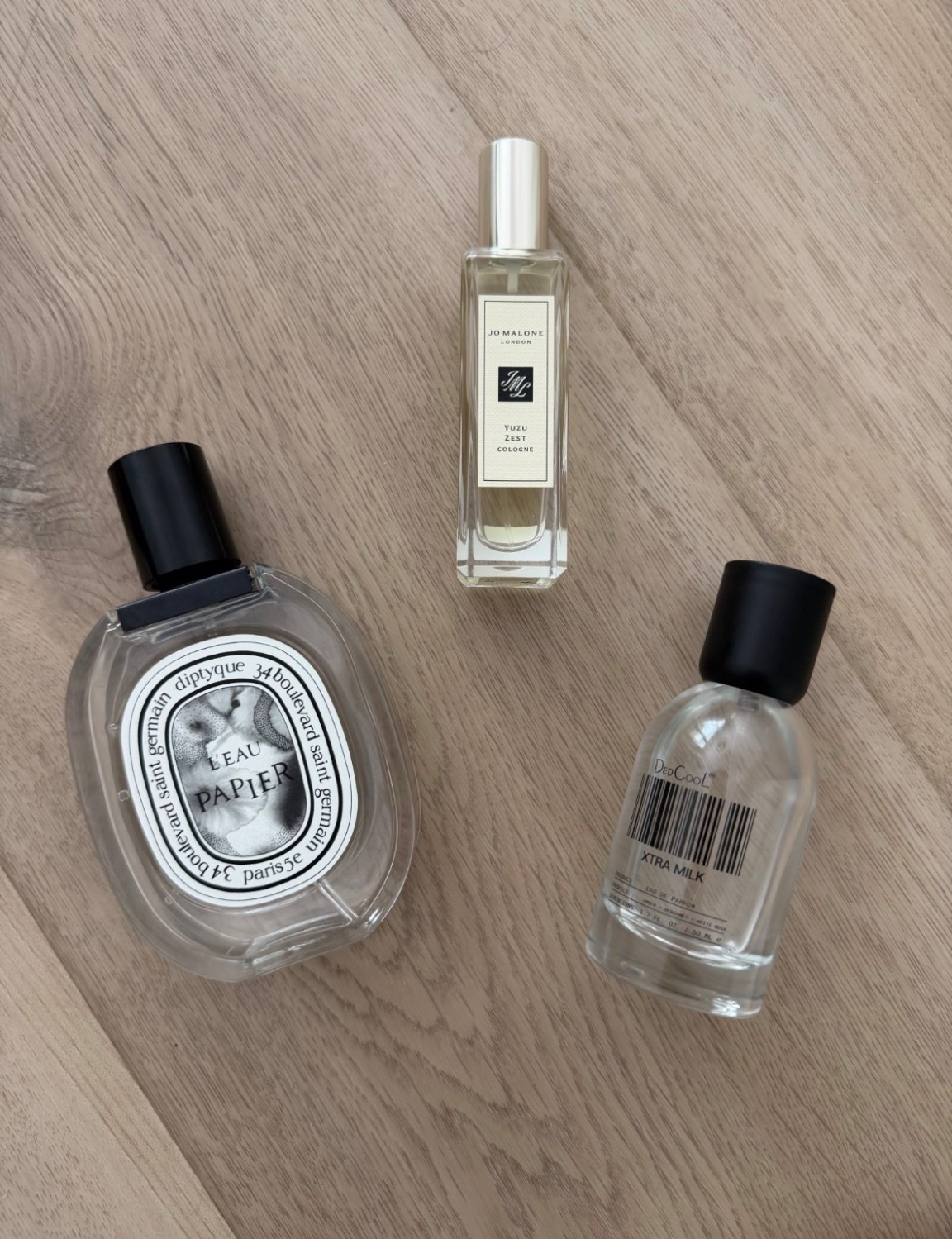 Current scent rotation and I’m obsessed with all three. Such a good mix of fresh, clean, and slightly warm depending on what you’re in the mood for.

everyday fragrance, clean girl scent, fresh perfume, jo malone yuzu zest, dedcool xtra milk, diptyque eau papier, signature scent, perfume favorites, beauty finds, annabrstyle

#LTKselfcare #LTKBeauty #LTKOver40
