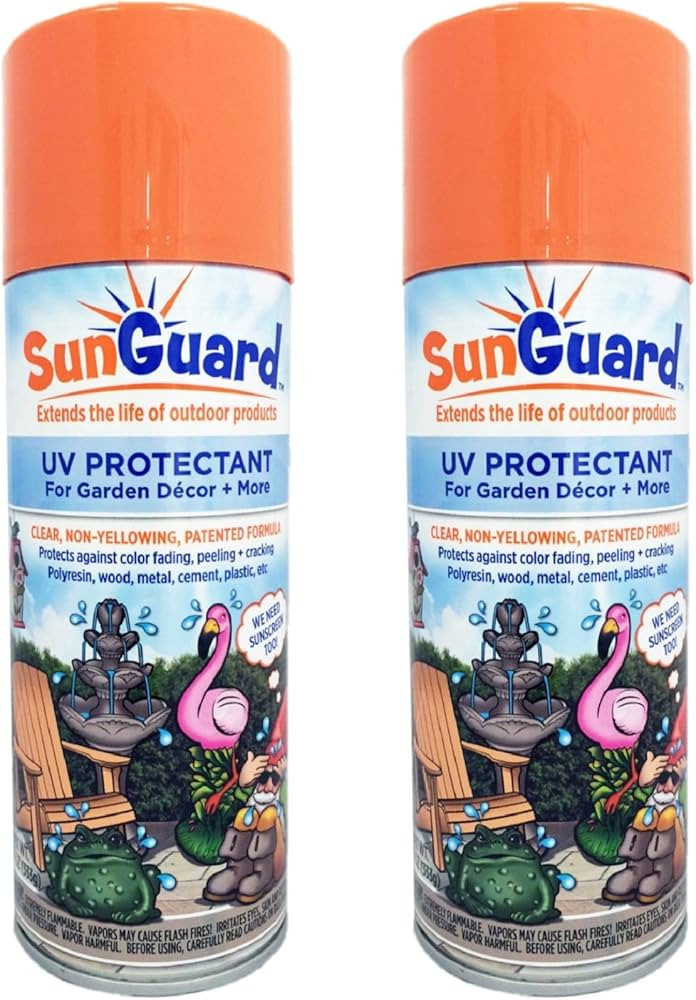 SUNGUARD UV Protectant Spray for Outdoor Decor, Furniture & More (2-Pack) Prevents Fading Peeling... | Amazon (US)