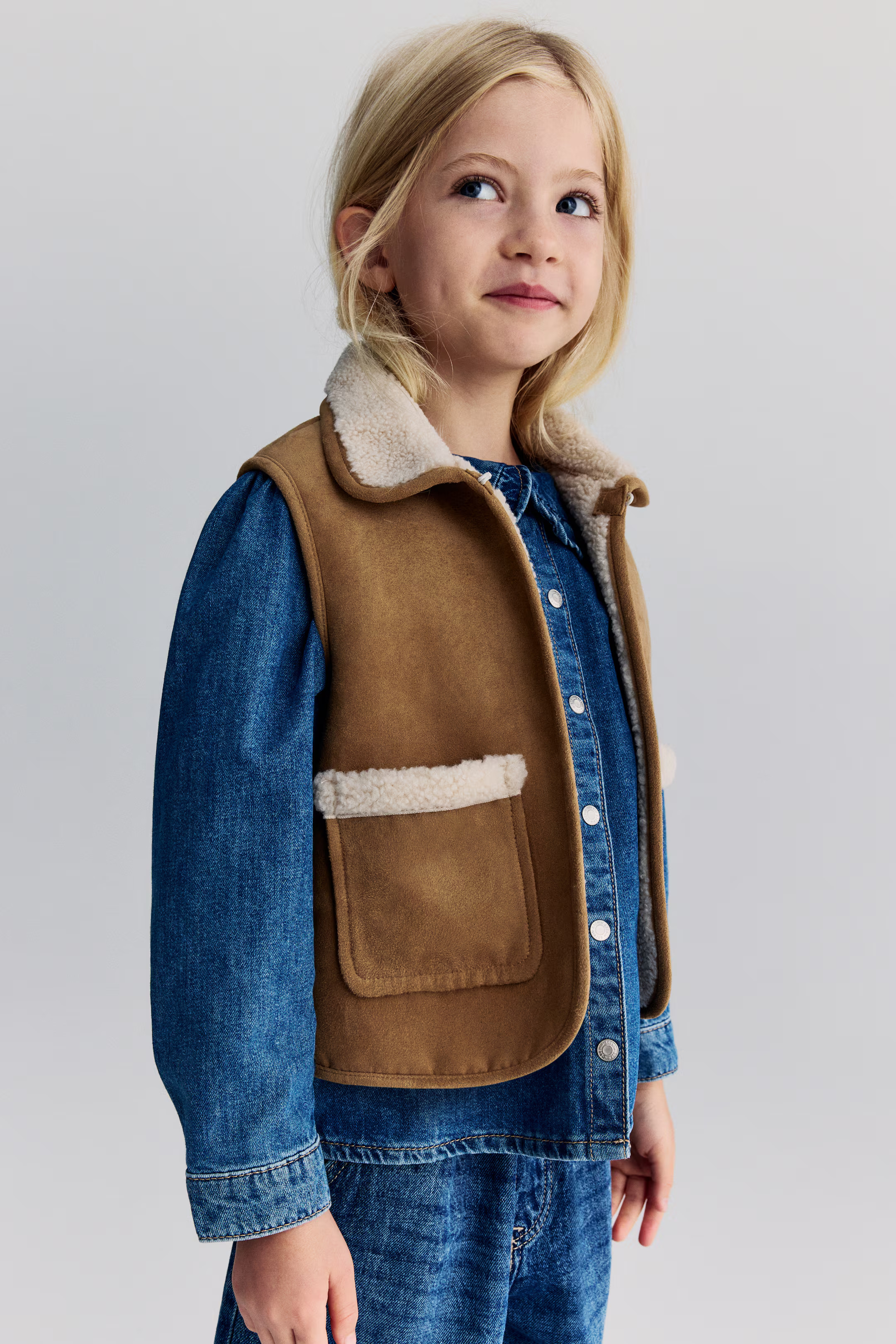 Teddy-Fleece-Lined Vest | H&M (US + CA)