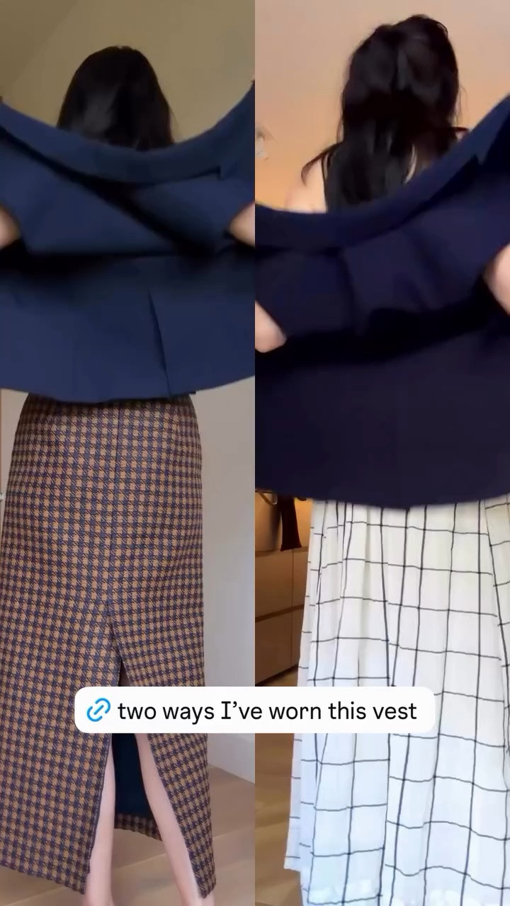 One vest, two ways.  Shop my look here.

#classicstyle
#longskirt
#vesttop
#longskirt
#OOTD

#LTKootd #LTKgrwm #LTKSeasonal