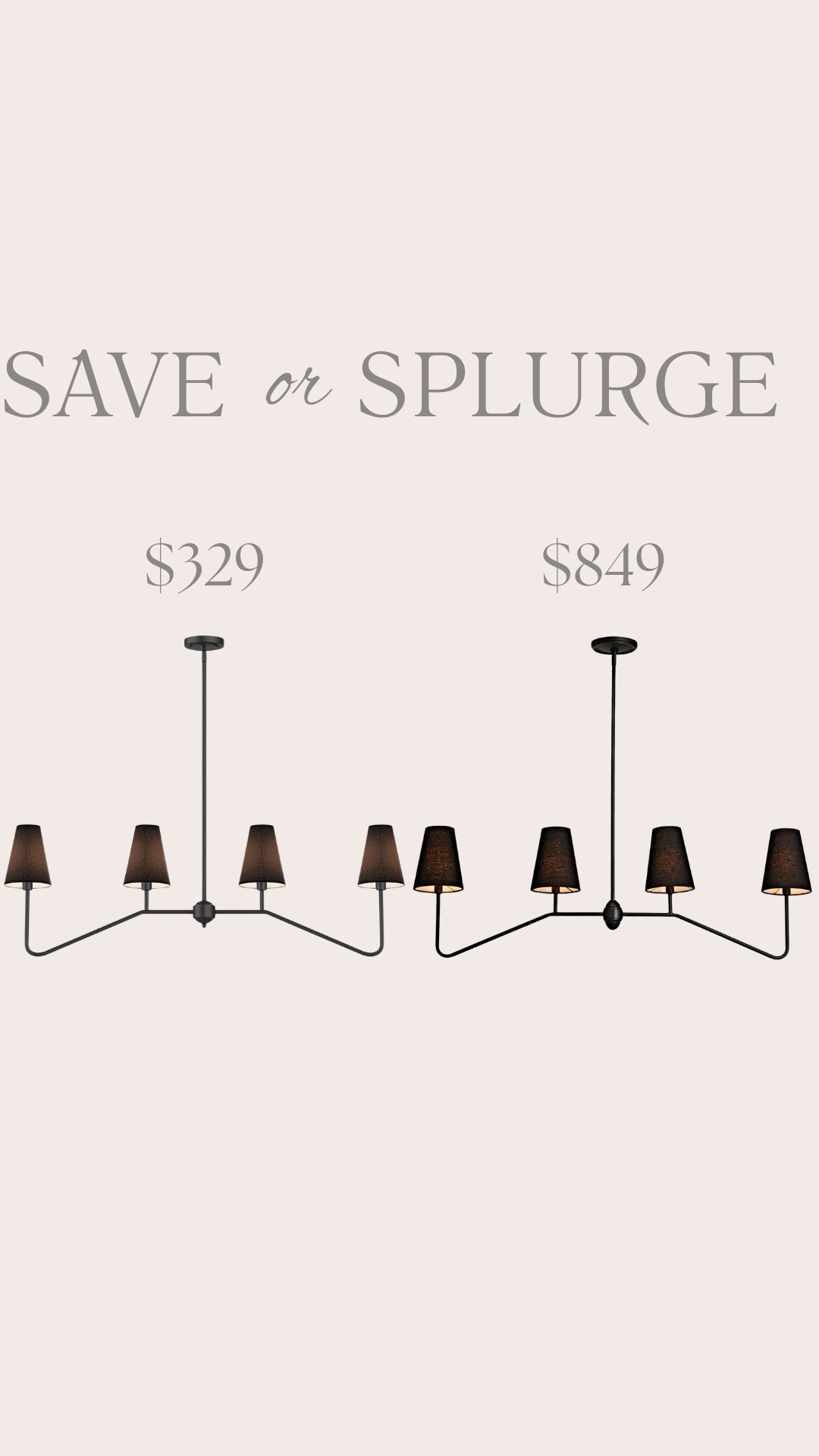 Save vs splurge 

#LTKHome