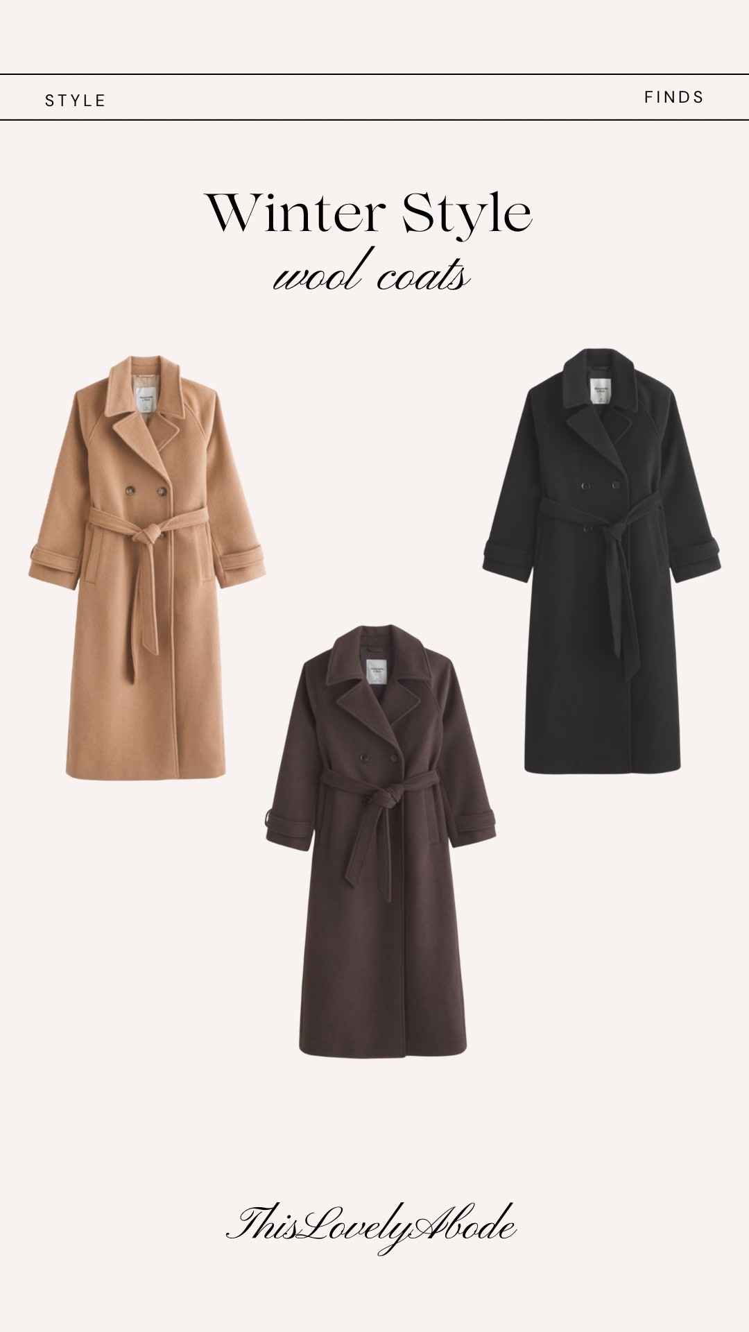 Must have winter coats! Swooning over these 3 colors. Currently on sale! 
#woolcoat #winterstyle #winterfashion #abercrombieandfitch

#LTKBeauty #LTKSaleAlert #LTKSeasonal