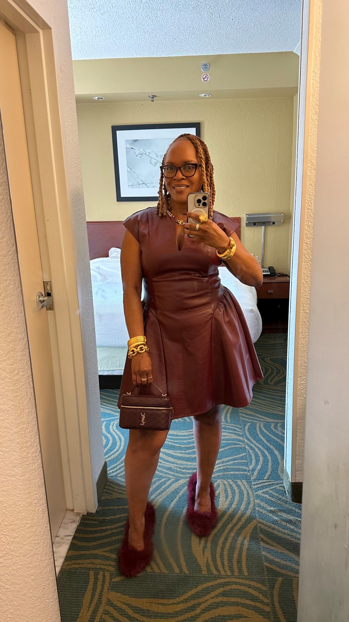 Burgundy Dress 

#LTKdayinmylife #LTKootd #LTKOver40