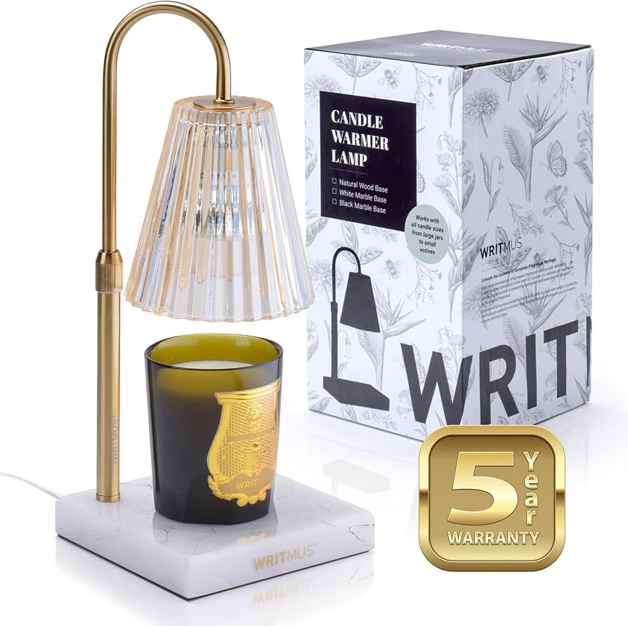 Candle Warmer Lamp with Dimmer & Timer- Wax Melt Warmer Fits All Candle Size - 2 Bulbs Included (... | Amazon (US)