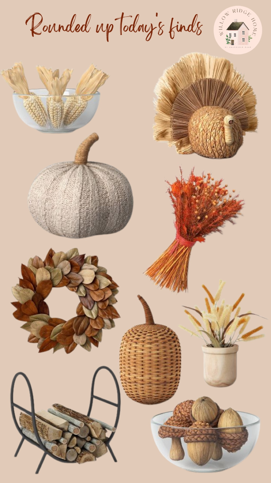 linking all my fall finds from today. I love pumpkins for fall but the turkey was definitely my favorite - so fun for Thanksgiving 

#LTKhome #LTKSeasonal