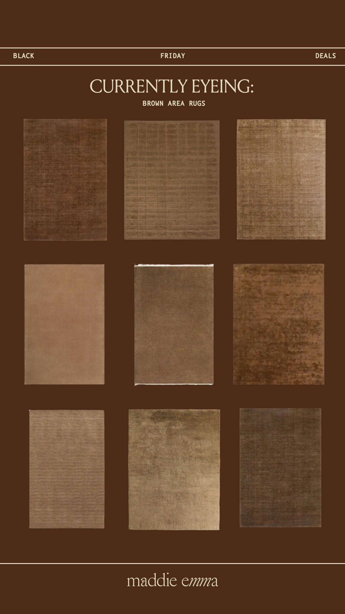 Brown area rugs 

#LTKSaleAlert #LTKHome
