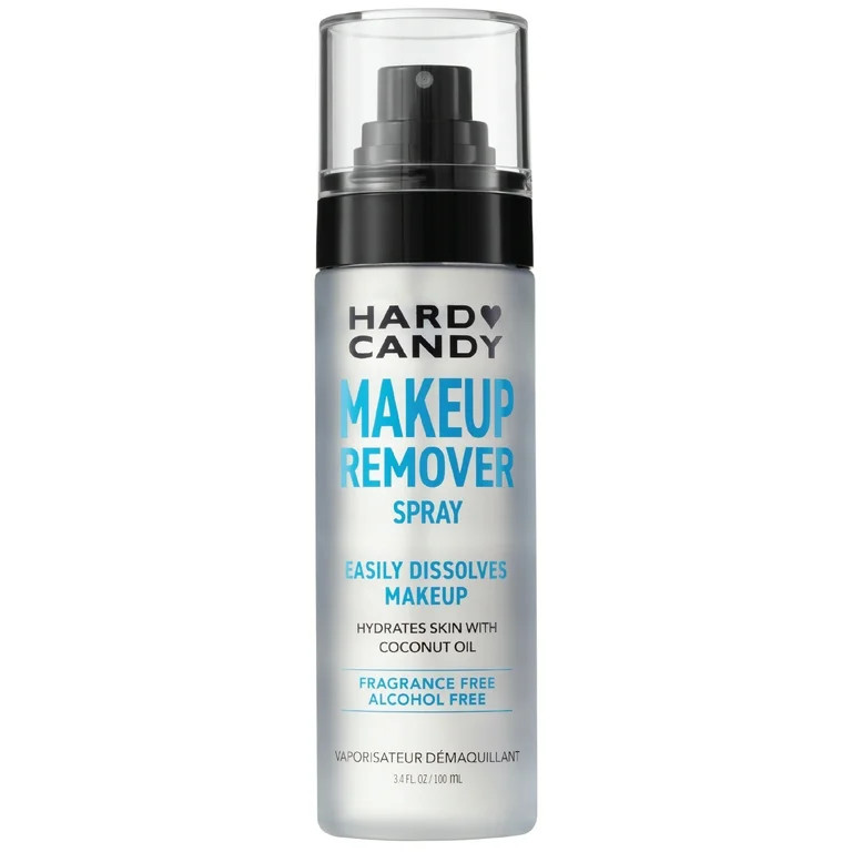 Hard Candy Makeup Remover Spray, Gentle Oil Cleanser, Instantly Dissolves Makeup, 100 mL | Walmart (US)