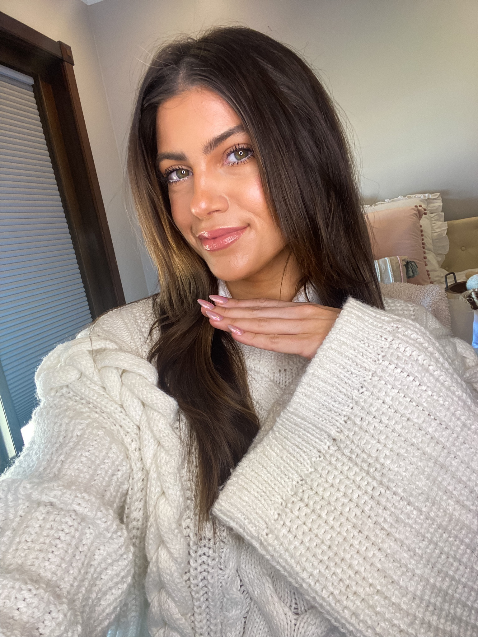 @loreal Lumi Glowtion: shade medium
@loreal Hyalauraunic Acid Serum: Medium
@elfcosmetics Halo Glow Liquid Filter: 8 Rich
@hudabeauty concealer: Coconut Flakes
@saie liquid blush: rosey 
@iconiclondon Illuminator: original 
@sephora bronzer: Almalfi
Sephora Blush: Over The Moon
@colourpopcosmetics highlighter: Flexitarian 
Elf Cosmetics setting spray 
@charlottetilbery flawless filter powder: 1 Fair
@maybelline Fit Me Loose Finishing Powder: Fair

#LTKunder100 #LTKbeauty #LTKunder50