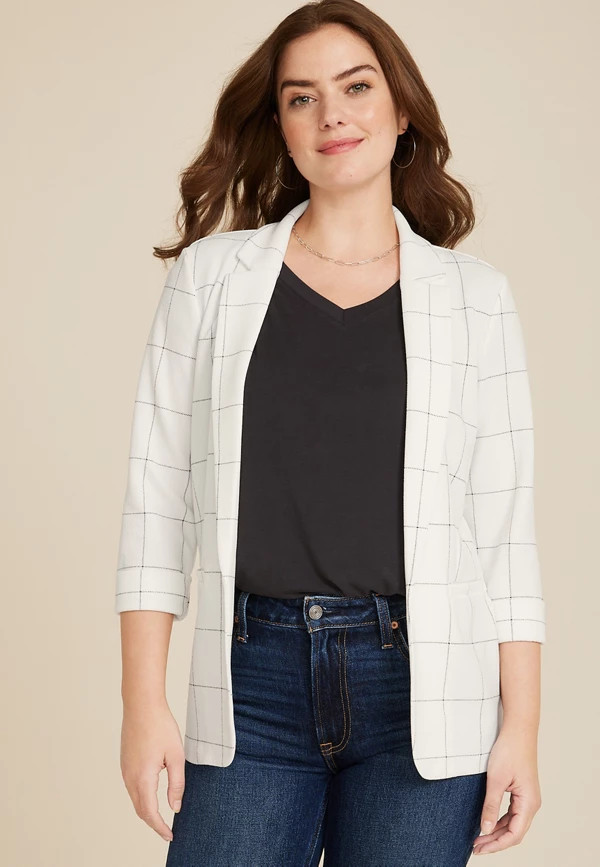 Versa Open Front Blazer | Maurices