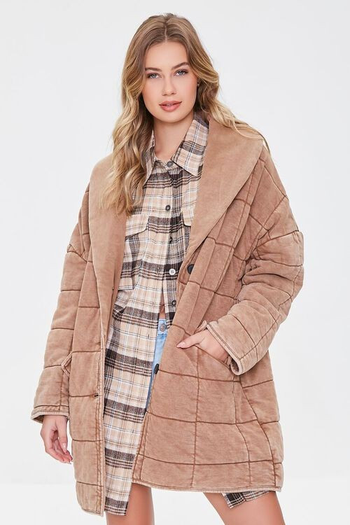 Quilted Longline Jacket | Forever 21 (US)