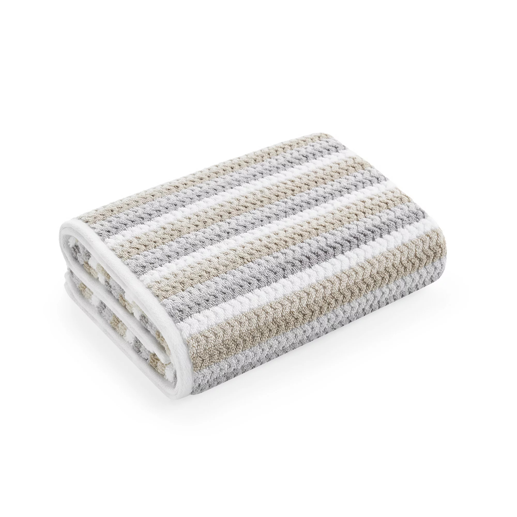 Caro Home Tiliana Bath Towel, Hand Towel or Washcloth, Beige Grey | Kohl's