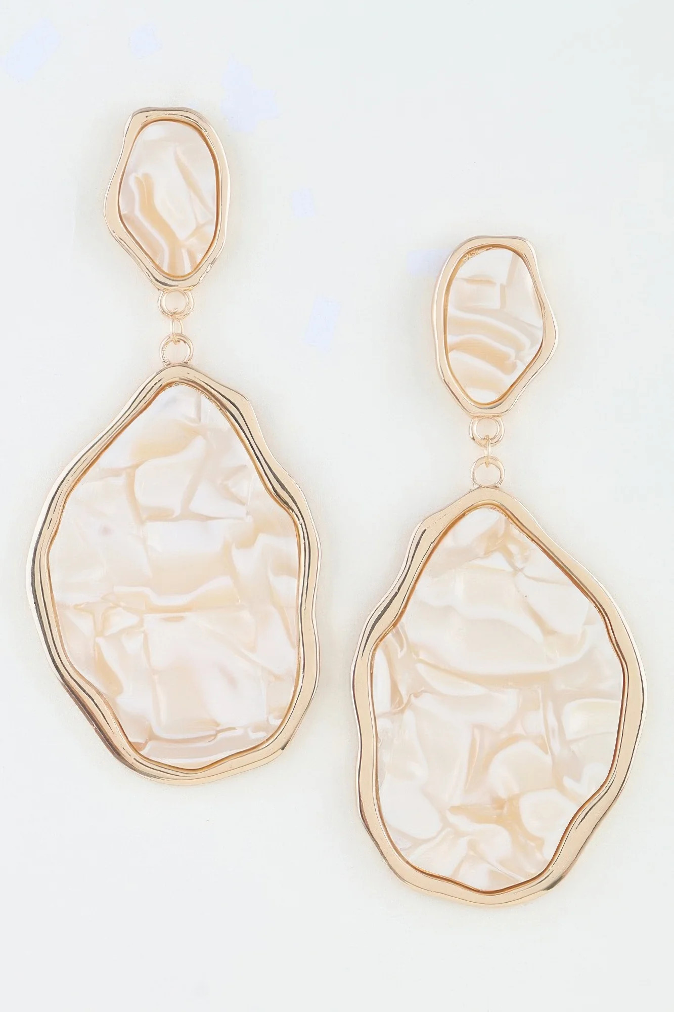 Abstract Crystal Stone Drop Earrings | Shop Simon