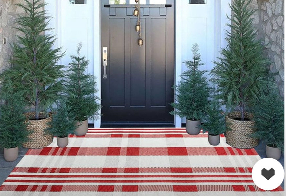 Outdoor Christmas mat for your front door

#LTKSeasonal #LTKHoliday #LTKHome