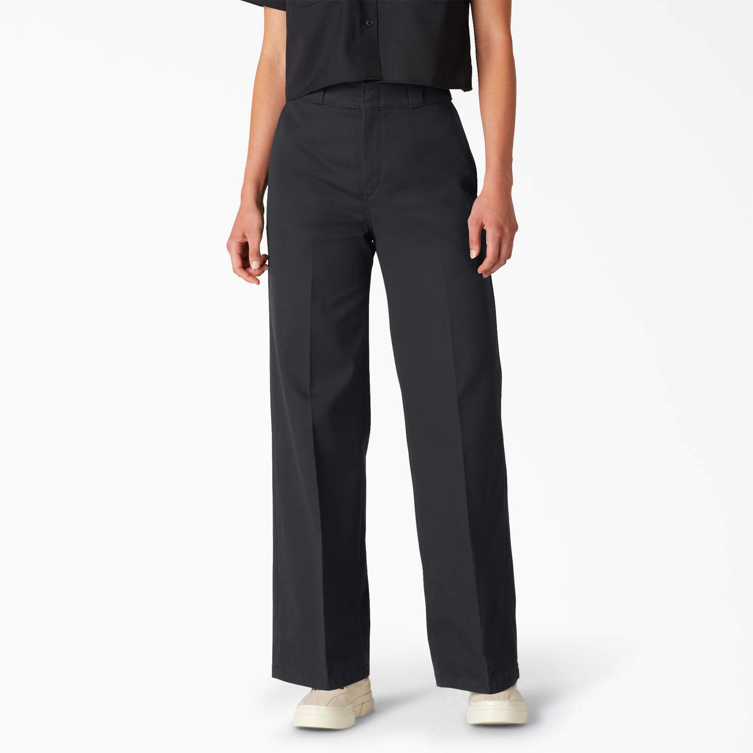 Women's Regular Fit Wide Leg Work Pants - Dickies US | Dickies