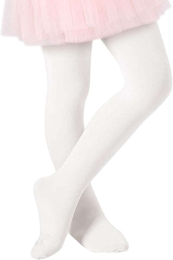 Century Star Ultra-Soft Footed Dance Sockings Ballet Tights Kids Super Elasticity School Uniform ... | Amazon (US)