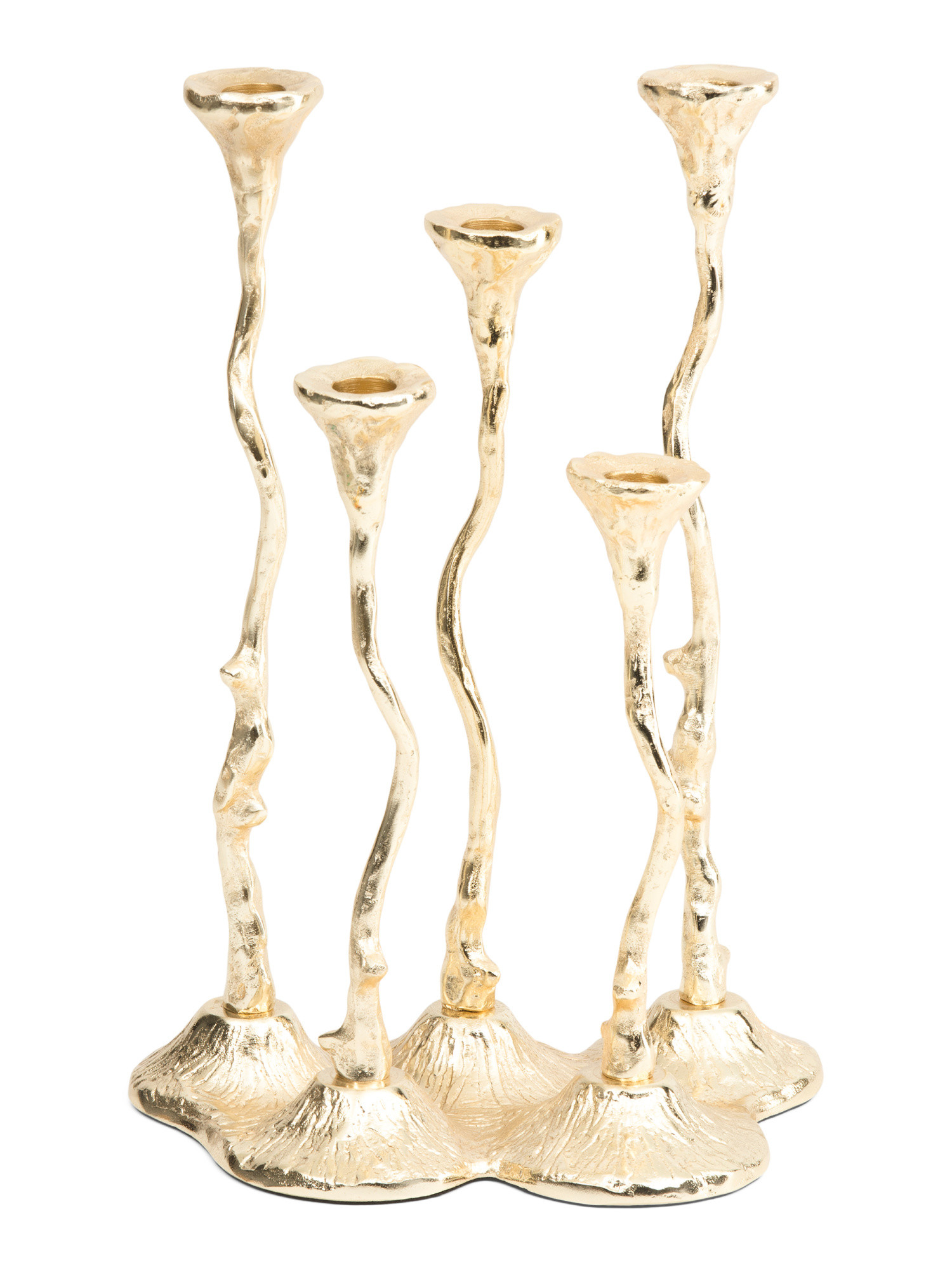 10x6.5x14 5 Light Cast Aluminum Tapered Candle Holder | TJ Maxx