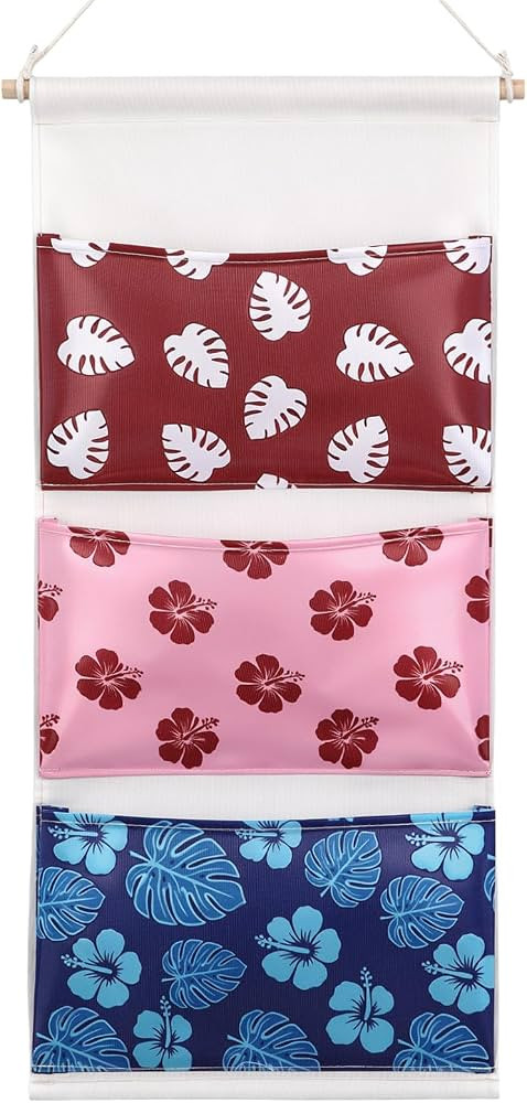 Fish Extender Cruise Gift, 3 Pocket Hanging Organizer with Pockets Summer Hawaiian Themed Fish Ex... | Amazon (US)