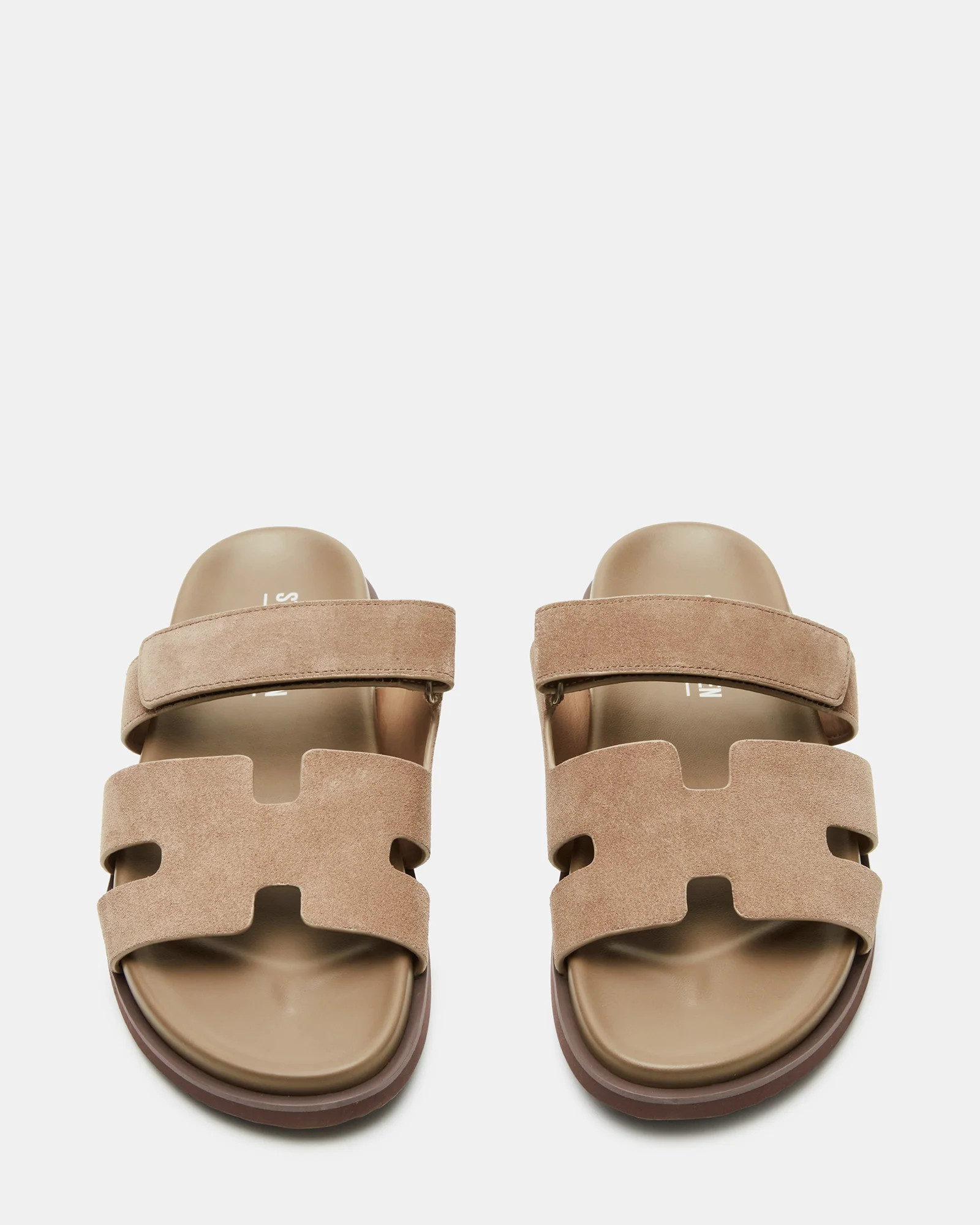 MAIVEN Taupe Suede Men's Fisherman Sandal | Steve Madden (US)