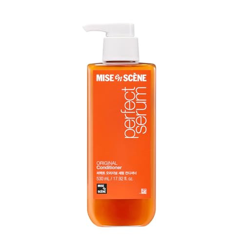 Mise En Scene Perfect Serum Original Conditioner For Damaged Hair, Nutrient Care With Argan Oil, Containing Jojoba-Seed-Oil For Smooth, Glossy Texture, 17.92 Fl. Oz. | Amazon (US)