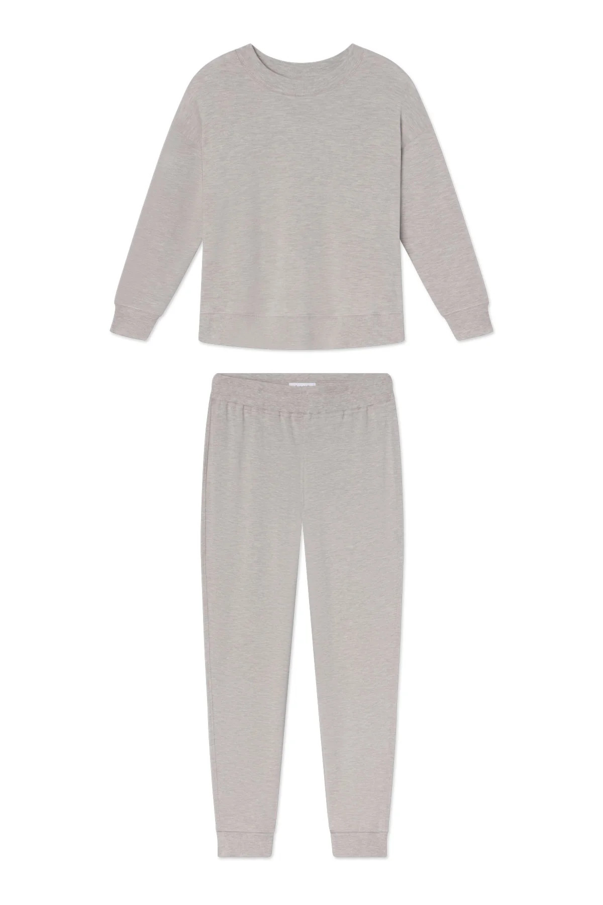 Relax Jogger Set in Heather Gray | Lake Pajamas