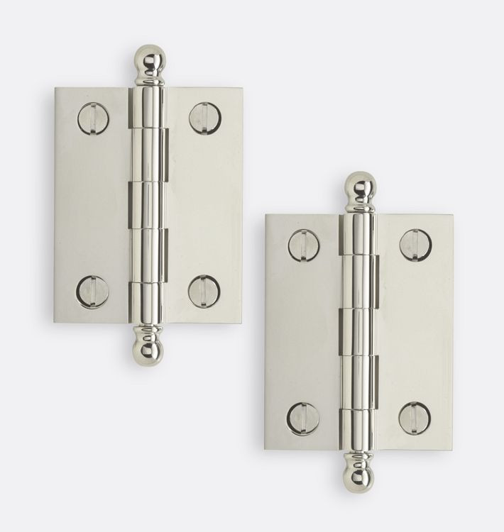 Ball-Tip Cabinet Hinge, Set of 2 | Rejuvenation