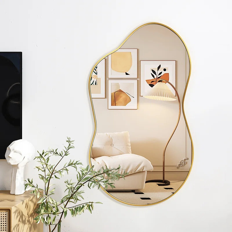 Cloud Shaped Metal Wall Mirror | Wayfair North America