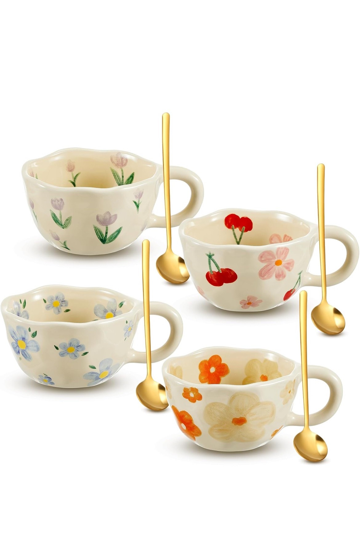 Spring cups 
Set of 4 8.5 oz Spring Ceramic Coffee Mug Styles

#LTKStyleTip #LTKHome #LTKOver40