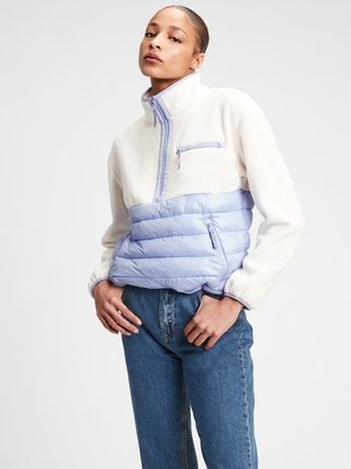 GapFit Fleece Puffer Jacket | Gap (US)