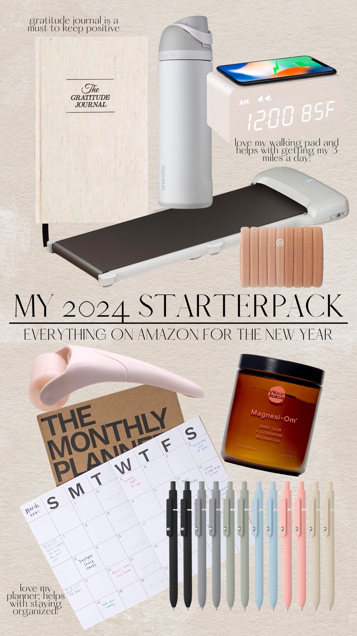 2024 starter pack for new year resolution and motivation! 

Amazon must haves 
organizational 
Mindfulness journals 
walking pad 

#LTKfitness #LTKfindsunder100 #LTKhome