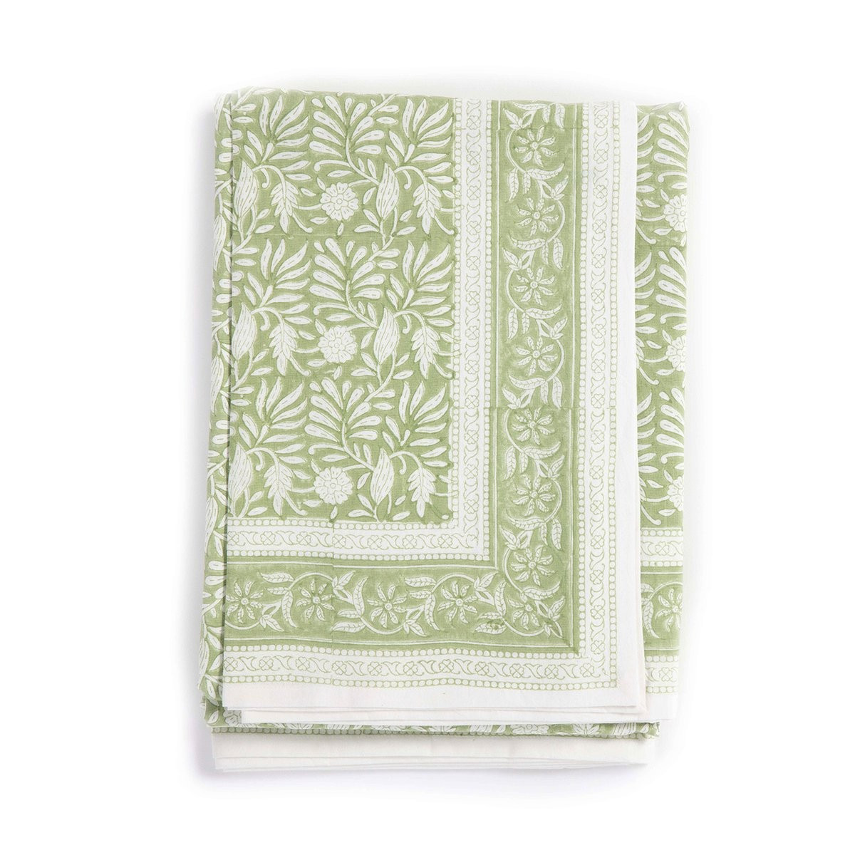 Jasmine Tablecloth Large Green | Amanda Lindroth
